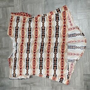 Tribal Print Earth Tones Top